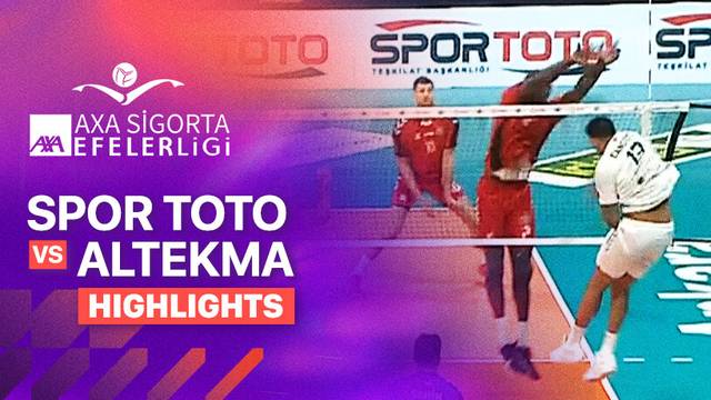Spor Toto vs Altekma - Highlight | Turkish Men's Volleyball League 2025/26