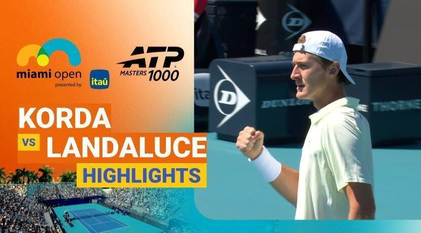 Sebastian Korda vs Martin Landaluce - Round of 16 | ATP 1000: Miami Open Presented by Itau 2026