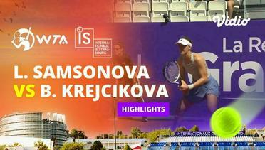 Liudmila Samsonova vs Barbora Krejcikova - Highlights | WTA Internationaux de Strasbourg 2024