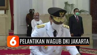 Presiden Jokowi Melantik Wakil Gubernur Terpilih Ahmad Riza Patria