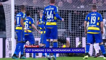 Dua Gol Ronaldo Bawa Juventus Bekap Parma