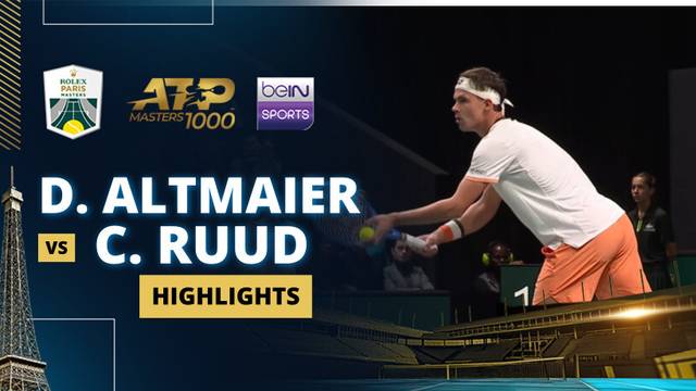 D. Altmaier vs C. Ruud - Highlight | ATP 1000: Rolex Paris Masters 2025