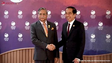 Pertemuan Bilateral Presiden Jokowi dengan Presiden Bangladesh, Jakarta, 6 September 2023