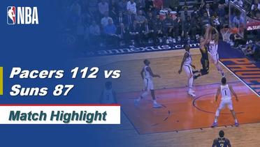 NBA I Match Highlight : Indiana Pacers 112 vs Phoenix Suns 87