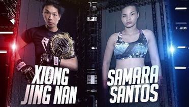 Xiong Jing Nan menghadapi Samara Santos - ONE Championship - Beyond The Horizon