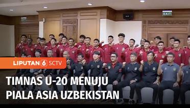 Timnas Indonesia U-20 Berangkat ke Piala Asia Uzbekistan | Liputan 6
