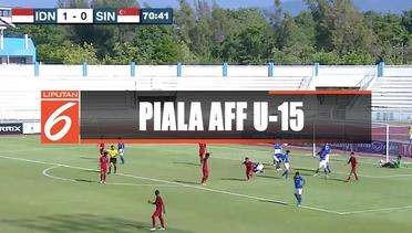Piala AFF U-15; Timnas Indonesia Bungkam Singapura 3 Gol Tanpa Batas - Liputan 6 Pagi