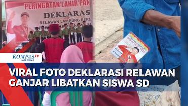 Deklarasi Relawan Ganjar Diduga Libatkan Siswa SD