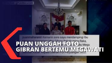 Puan Unggah Foto Walkot Solo Gibran Rakabuming Bertemu Megawati