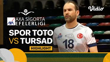 Highlights | Spor Toto vs Tursad | Turkish Men's Volleyball League 2022/2023