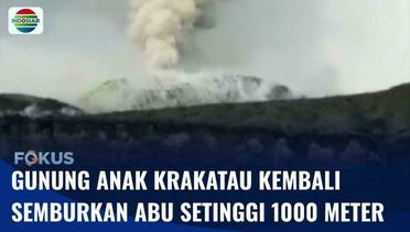 Gunung Anak Krakatau Alami Erupsi Sebanyak 90 Kali, Semburan Tertinggi Capai 2000 Meter | Fokus
