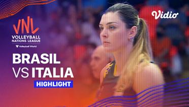 Match Highlights | Brasil vs Italia | Women’s Volleyball Nations League 2023