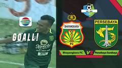 Gol Irfan Jaya - Bhayangkara FC (2) vs (2) Persebaya Surabaya | Go-Jek Liga 1 Bersama Bukalapak