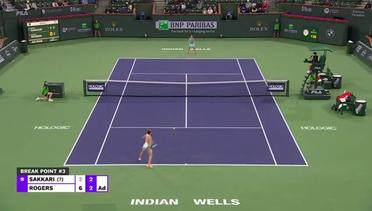 Maria Sakkari vs Shelby Rogers - Highlights | WTA BNP Paribas Open 2023
