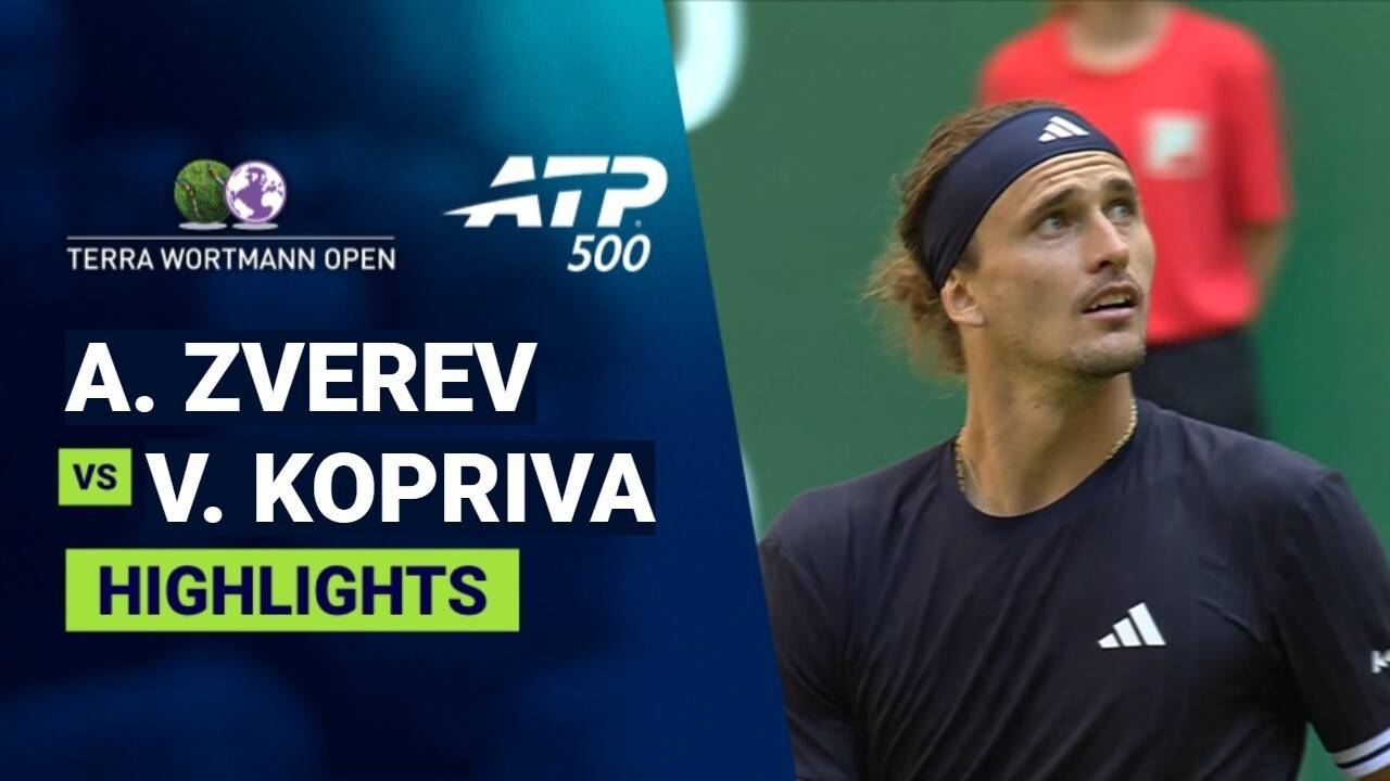 Alexander Zverev vs Vit Kopriva - Round 1 | ATP 500: Terra Wortmann Open 2026