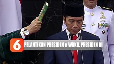 Joko Widodo Ucapkan Sumpah Jabatan Presiden 2019-2024 - Pelantikan Presiden