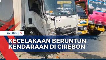 Kecelakaan Beruntun 6 Kendaraan di Cirebon, 2 Orang Luka Berat