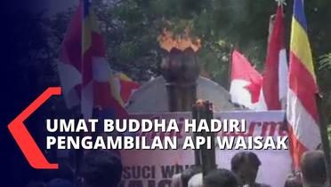 Pengambilan Api Waisak Menandai Dimulainya Prosesi Perayaan Hari Waisak di Candi Borobudur