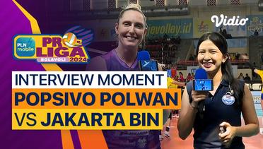 Wawancara Pasca Pertandingan | Putri: Jakarta Popsivo Polwan vs Jakarta BIN |PLN Mobile Proliga 2024