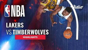 Los Angeles Lakers vs Minnesota Timberwolves - Highlights | NBA Regular Season 2023/24