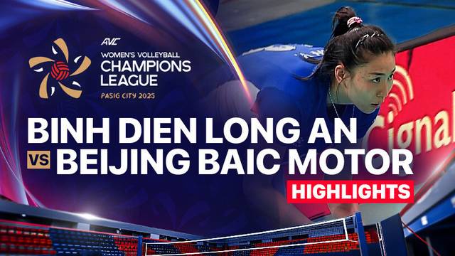 VTV Binh Dien Long An vs Beijing BAIC Motor - Highlights | AVC Women's Volleyball Champions League