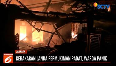 Kebakaran di Cipinang, 6 Rumah Warga Ludes Dilalap Api - Liputan 6 Pagi