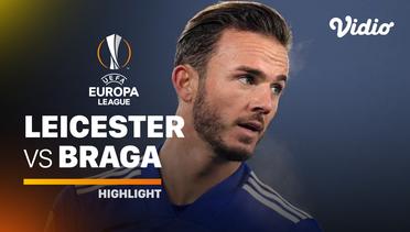Highlight - Leicester vs Braga I UEFA Europa League 2020/2021