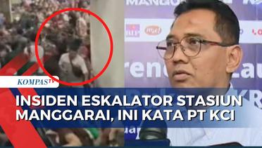 PT KCI Buka Suara soal Insiden Eskalator Stasiun Manggarai Berbalik Turun saat Naik
