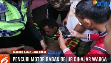 Pria di Bandung Barat Babak Belur Dihajar Massa usai Kepergok Curi Motor - Liputan6 Pagi
