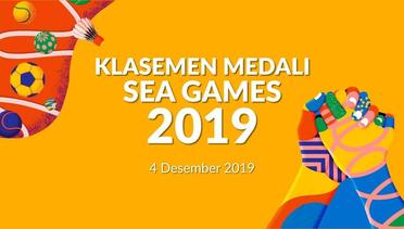 Klasemen Medali SEA Games 2019, Indonesia Masih Tertahan di Posisi 4