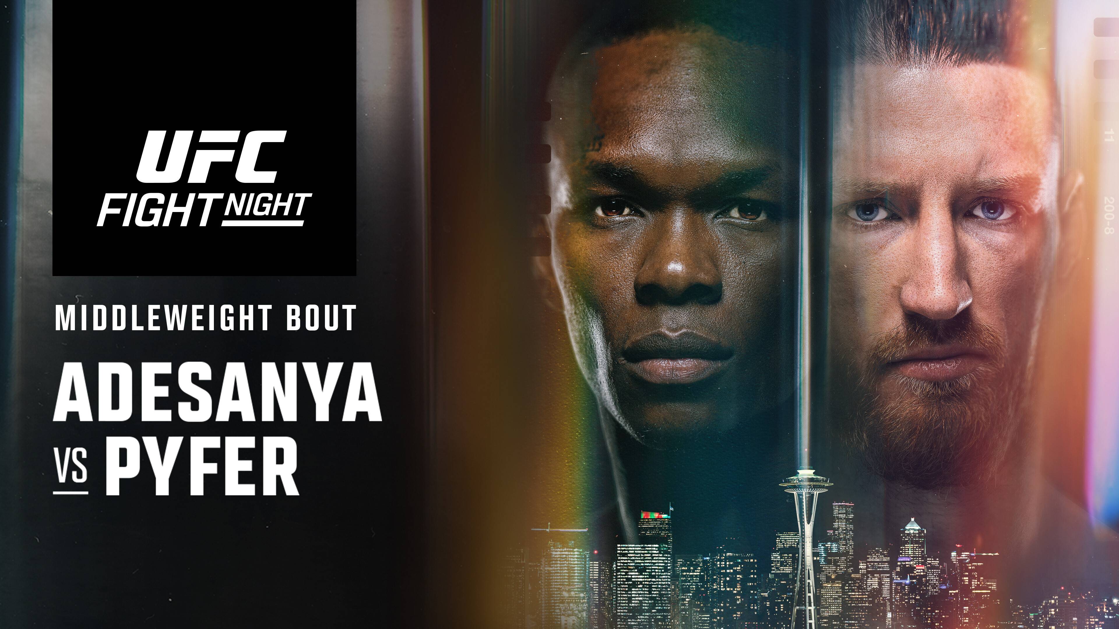 Israel Adesanya vs Joe Pyfer - Middleweight | UFC Fight Night