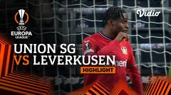 Highlights - Union Saint-Gilloise vs Leverkusen | UEFA Europa League 2022/23