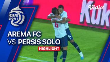 Arema FC vs PERSIS Solo - Highlights | BRI Liga 1 2023/24