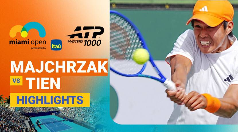 Kamil Majchrzak vs Learner Tien - Round 2 | ATP 1000: Miami Open presented by Itau 2026