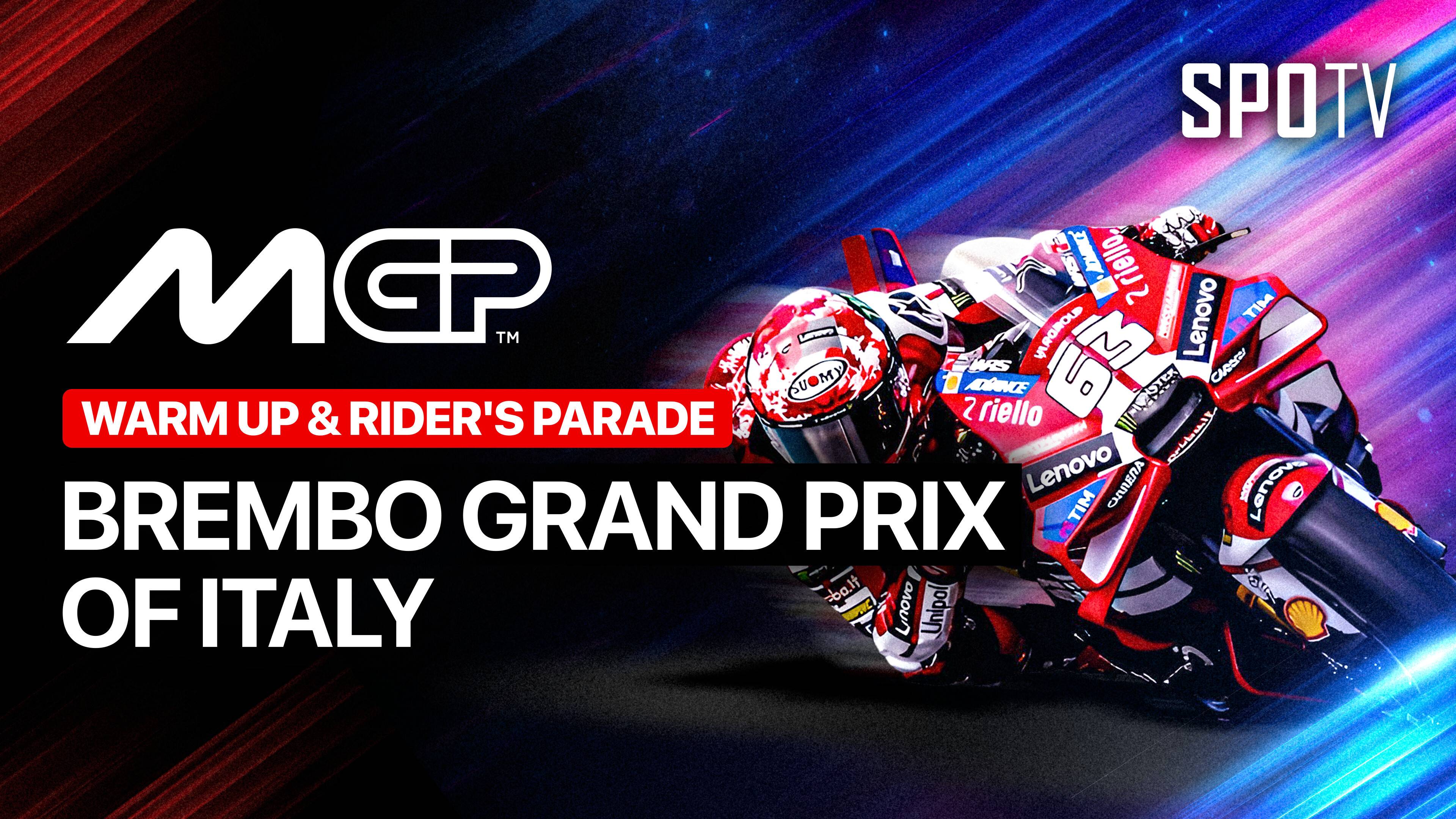 MotoGP Warm Up & Rider's Parade: Brembo Grand Prix of Italy - MotoGP 2026 Round 7