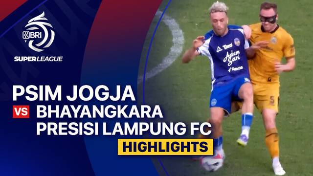 PSIM Jogja vs Bhayangkara Presisi Lampung FC - Highlight | BRI Super League 2025/26