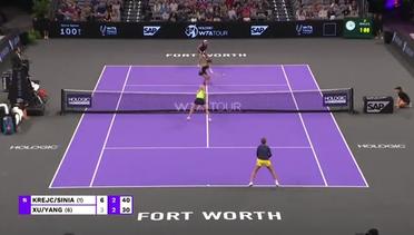 Match Highlights | Krejcikova/Siniakova vs Xu/Yang | WTA Finals Fort Worth 2022