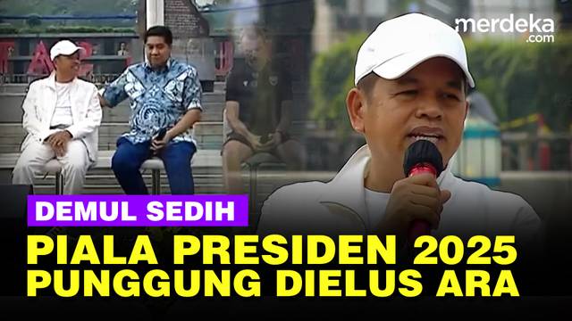 Final Piala Presiden 2025! Dedi Mulyadi Ngaku Sedih dan Singgung Prabowo, Punggung Dielus Maruarar