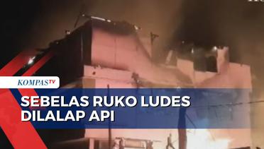 Kebakaran Terjadi di Kawasan Pasar Sungai Durian Kalbar, 11 Ruko Ludes Dilalap Api