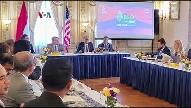 Pertemuan Bisnis B20 di New York Menjelang G20 di Bali