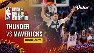 Oklahoma City Thunder vs Dallas Mavericks - Highlights | NBA Regular Season 2023/24