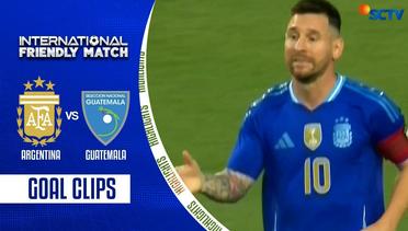 Goolll!! Lionel Messi (Argentina) Berawal Dari Kesalahan Kiper Guatemala, Samakan Skor 1 -1 | International Friendly Match
