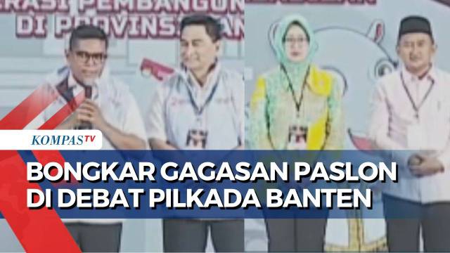 Debat Perdana Pilkada Banten, Airin-Ade dan Andra-Dimyati Bahas Peningkatan Kesejahteraan Rakyat