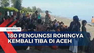 Makin Banyak, 180 Pengungsi Rohingya Mendarat di Pantai Blang Raya Pidie, Aceh