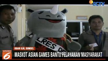 Maskot Asian Games 2018 Bantu Polres Ogan Ilir dalam Pelayanan Publik - Liputan6 Terkini