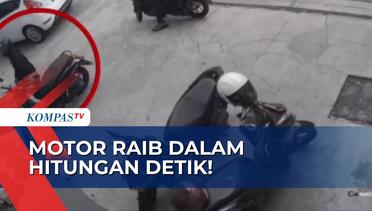 Aksi Pencurian di Surabaya Terekam CCTV, Motor Raib Dalam 5 Detik!