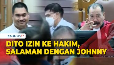 Momen Dito Izin ke Hakim Fahzal untuk Salaman dengan Johnny G Plate