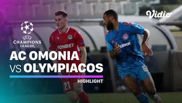 Highlight - AC Omonia vs Olympiacos I UEFA Champions League 2020/2021