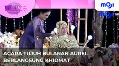 Rasa haru dan bahagia bercampur aduk dalam acara tujuh bulanan kehamilan Aurel Hermansyah | Moji