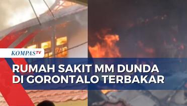 Kebakaran Rumah Sakit MM Dunda di Gorontalo, Pasien dan Keluarga Panik